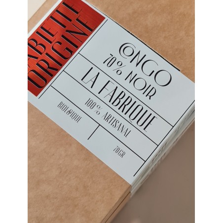 Tablette de Chocolat Noir Bio 70 % – Origine Congo