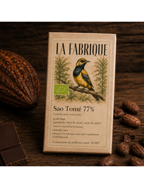 Tablette Bio Origine São Tomé 77%